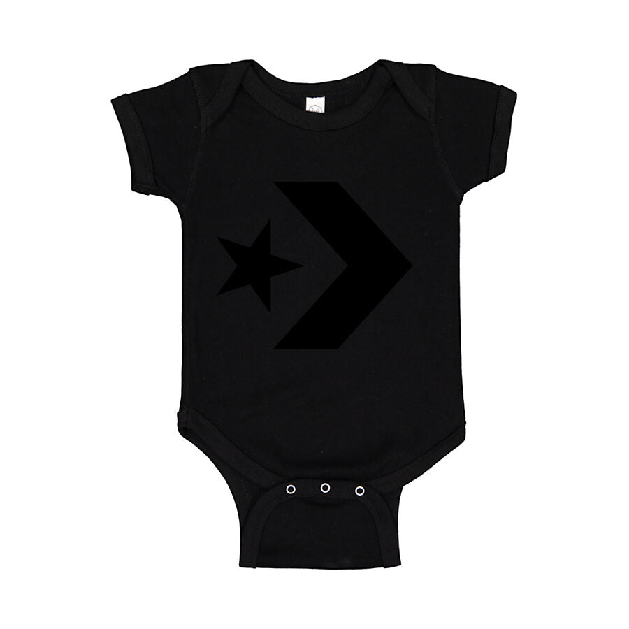 Converse Baby Romper Onesie - Black