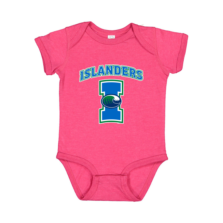 Texas A&M Corpus Christi Islanders Baby Romper Onesie - Pink