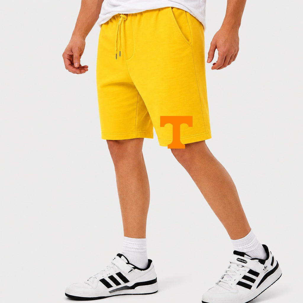 Men's Tennessee Volunteers Logo Cotton Shorts - Yellow
