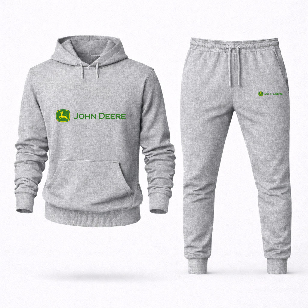 John Deere Hoodie and Joggers Set - Grey
