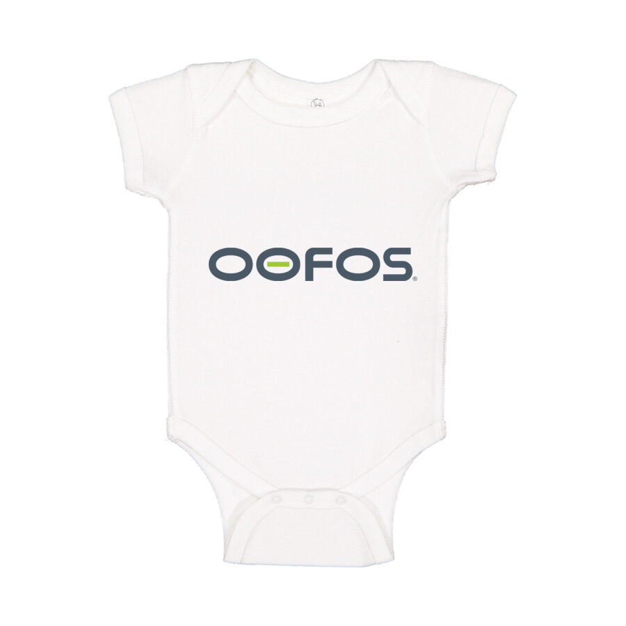 OOFOS Baby Romper Onesie - White