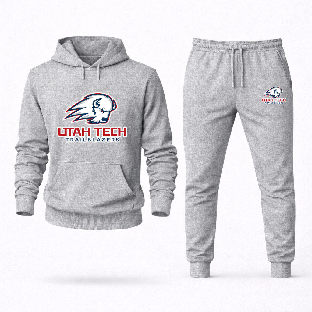Utah Tech Trailblazers Hoodie and Joggers Set - Grey