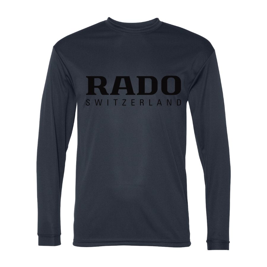 Men's Rado Polyester Long Sleeve T-Shirt - Navy