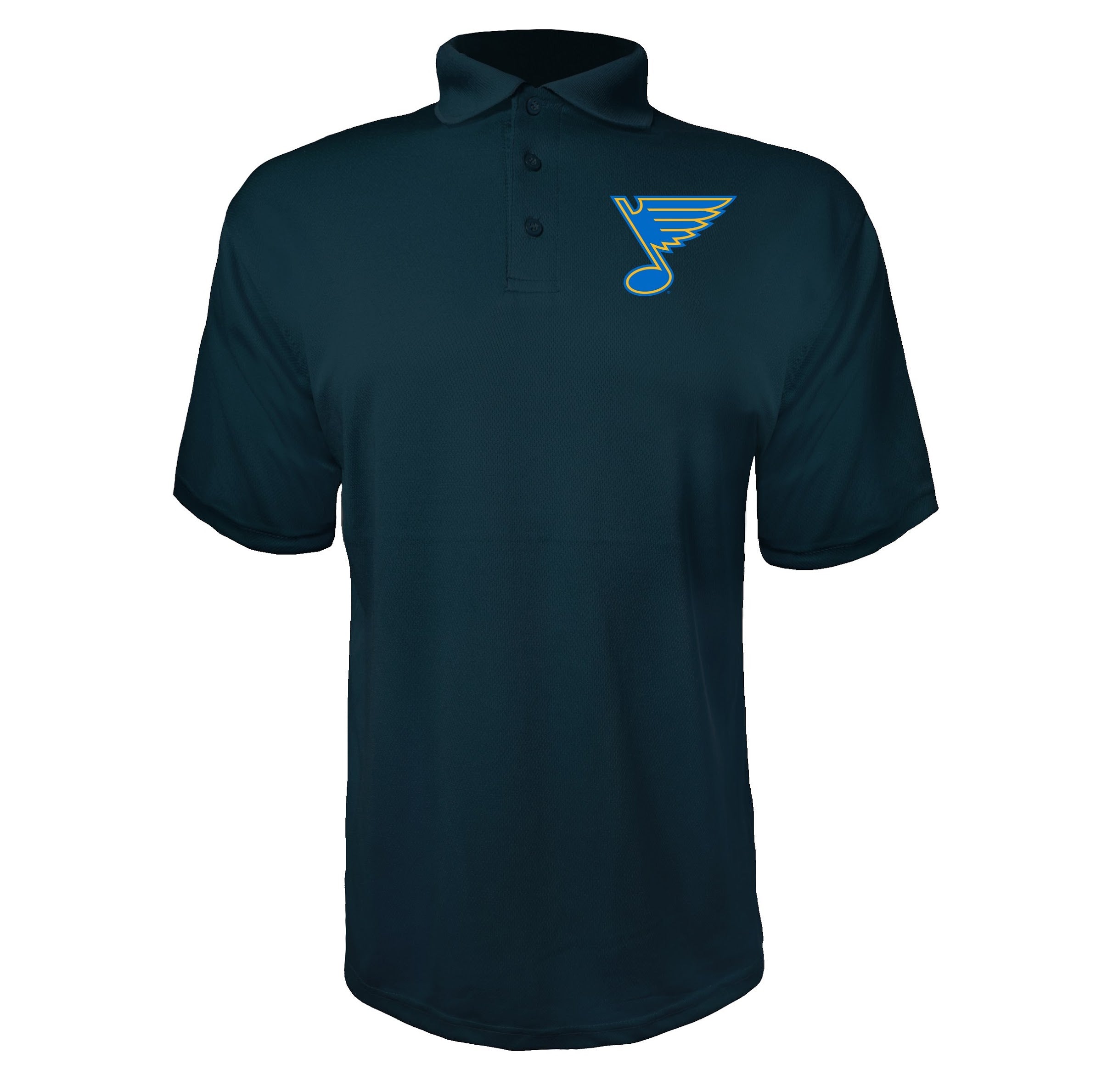 St. Louis Blues Navy polyester polo