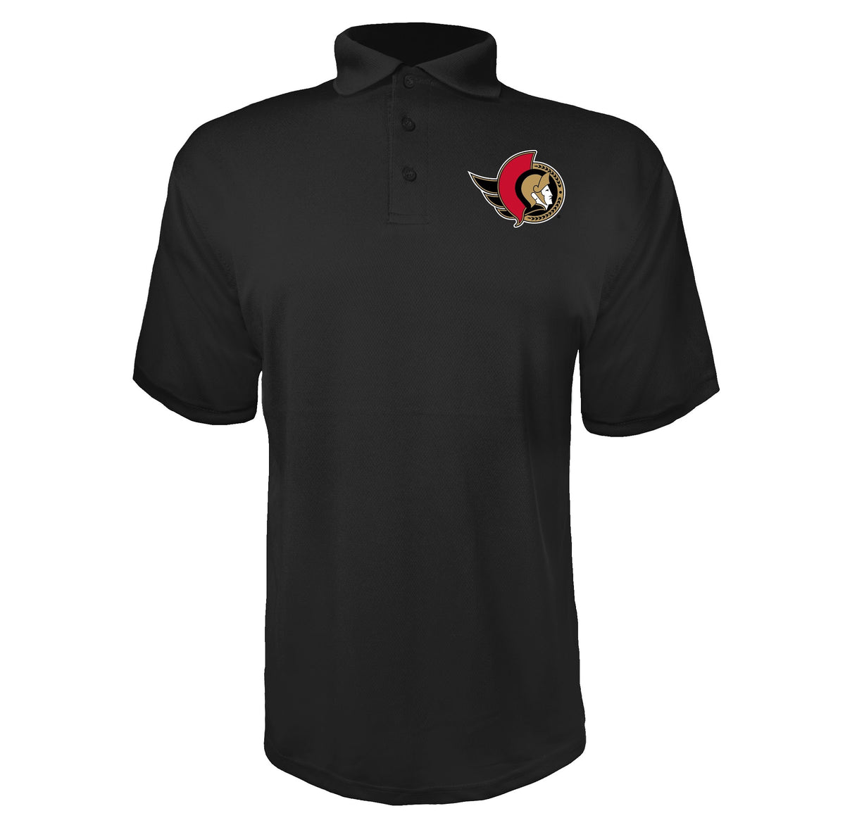Ottawa Senators Black polyester polo