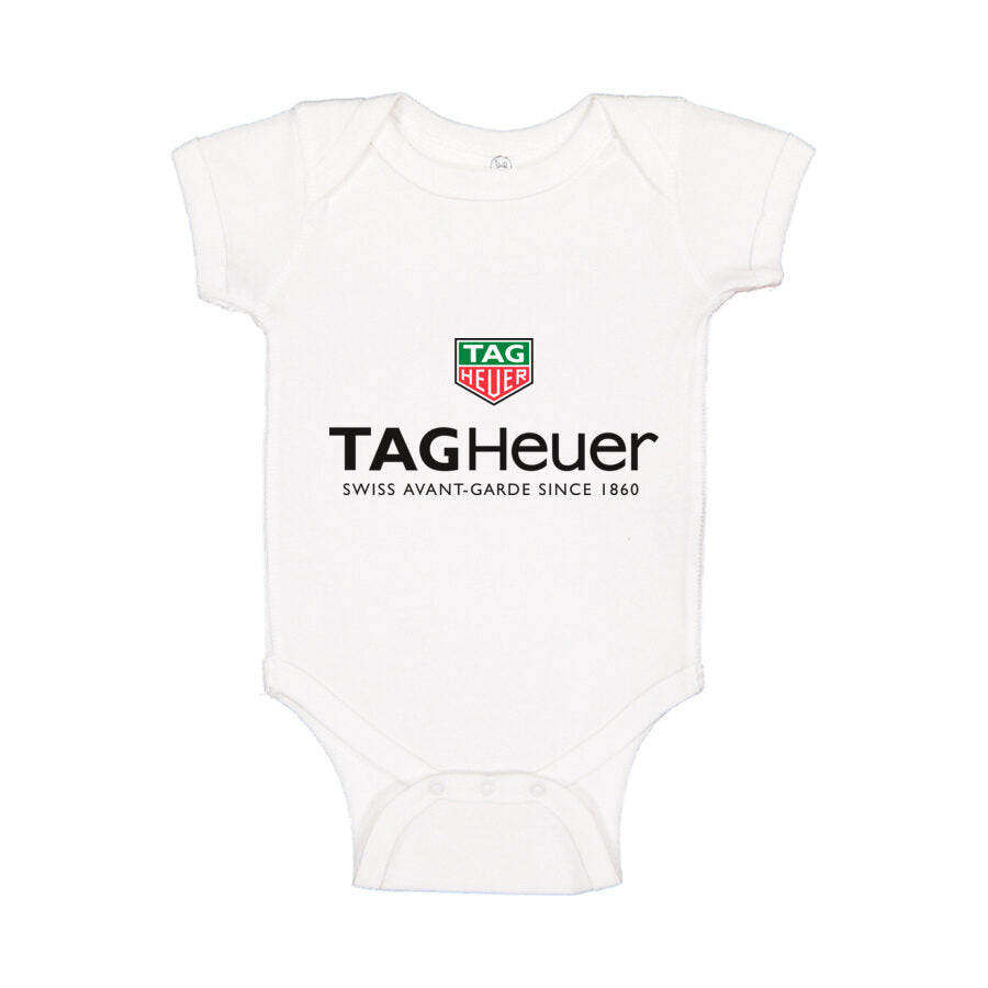 TAG Heuer Baby Romper Onesie - White