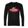 Men's Noodles & Company Polyester Long Sleeve T-Shirt - Black