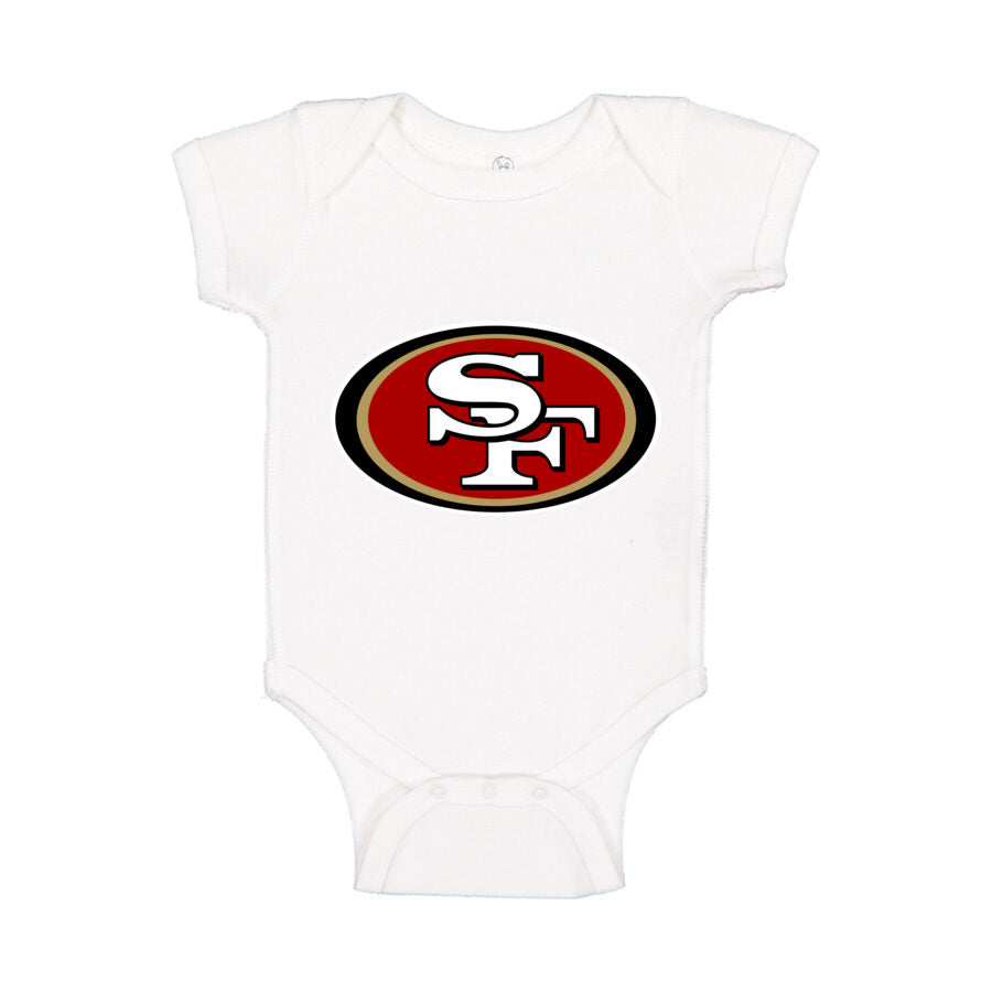 San Francisco 49ers Baby Romper Onesie - White