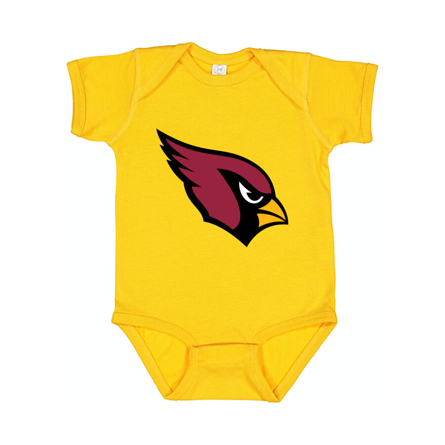 Arizona Cardinals Baby Romper Onesie - Yellow