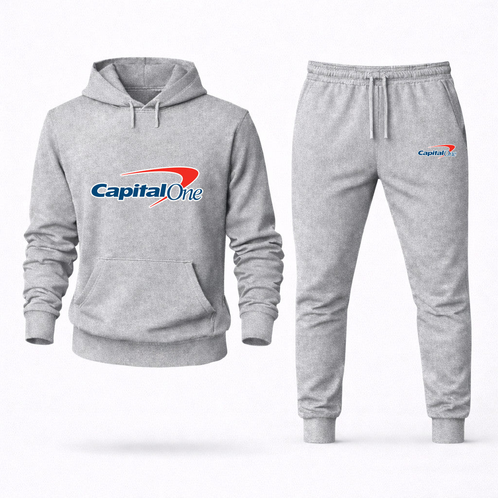 Capital One Hoodie and Joggers Set - Grey