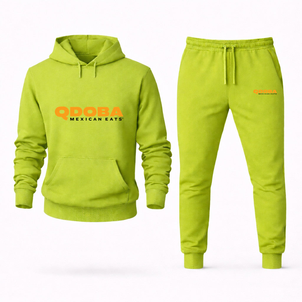 Qdoba Hoodie and Joggers Set - Lime Green