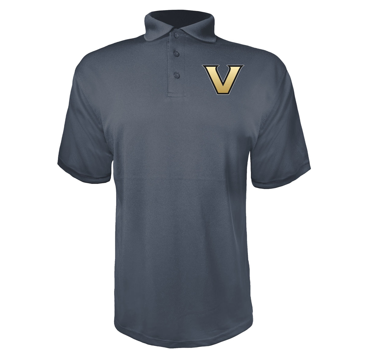 Vanderbilt Commodores Charcoal polyester polo