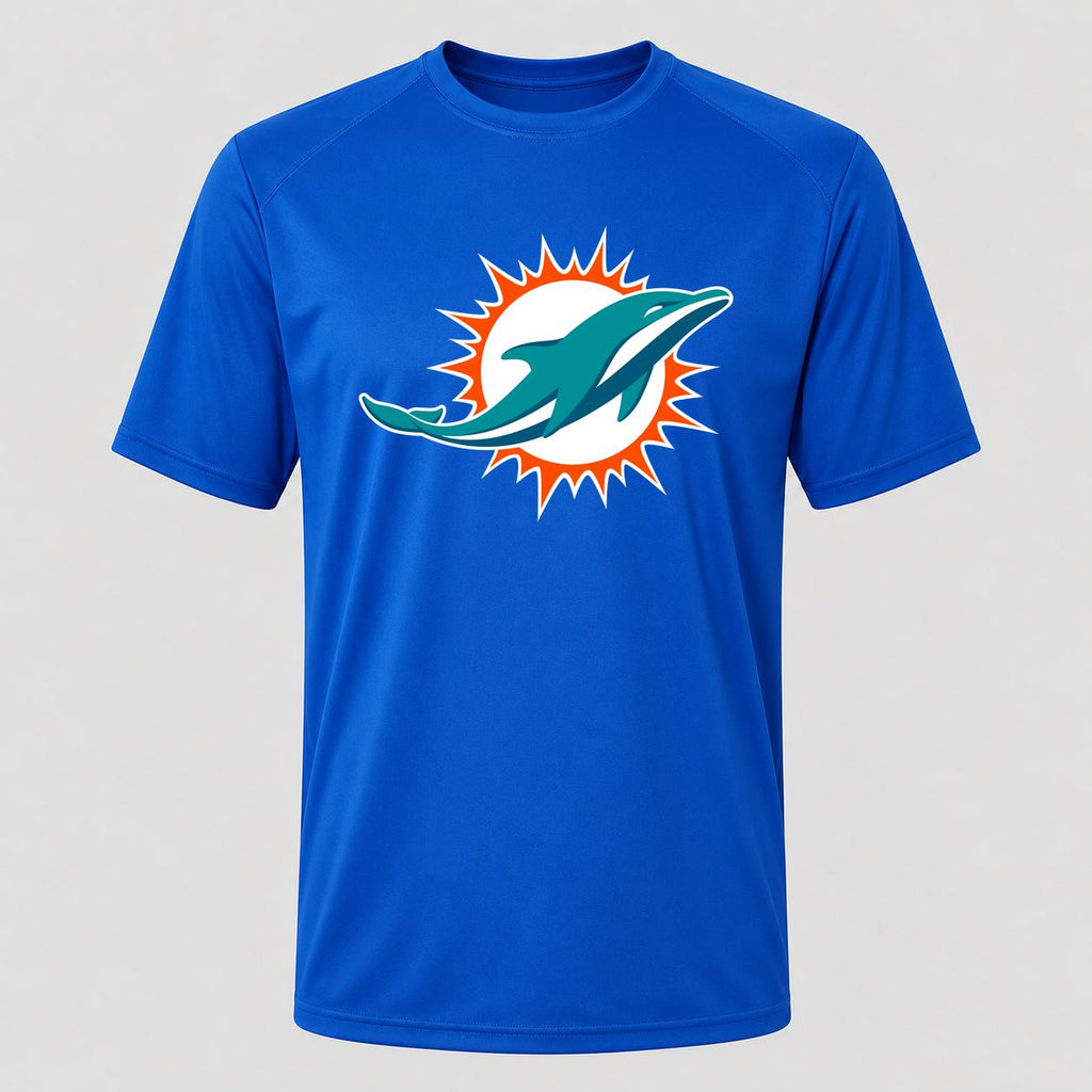 Men's Miami Dolphins Performance T-Shirt - Royal Blue