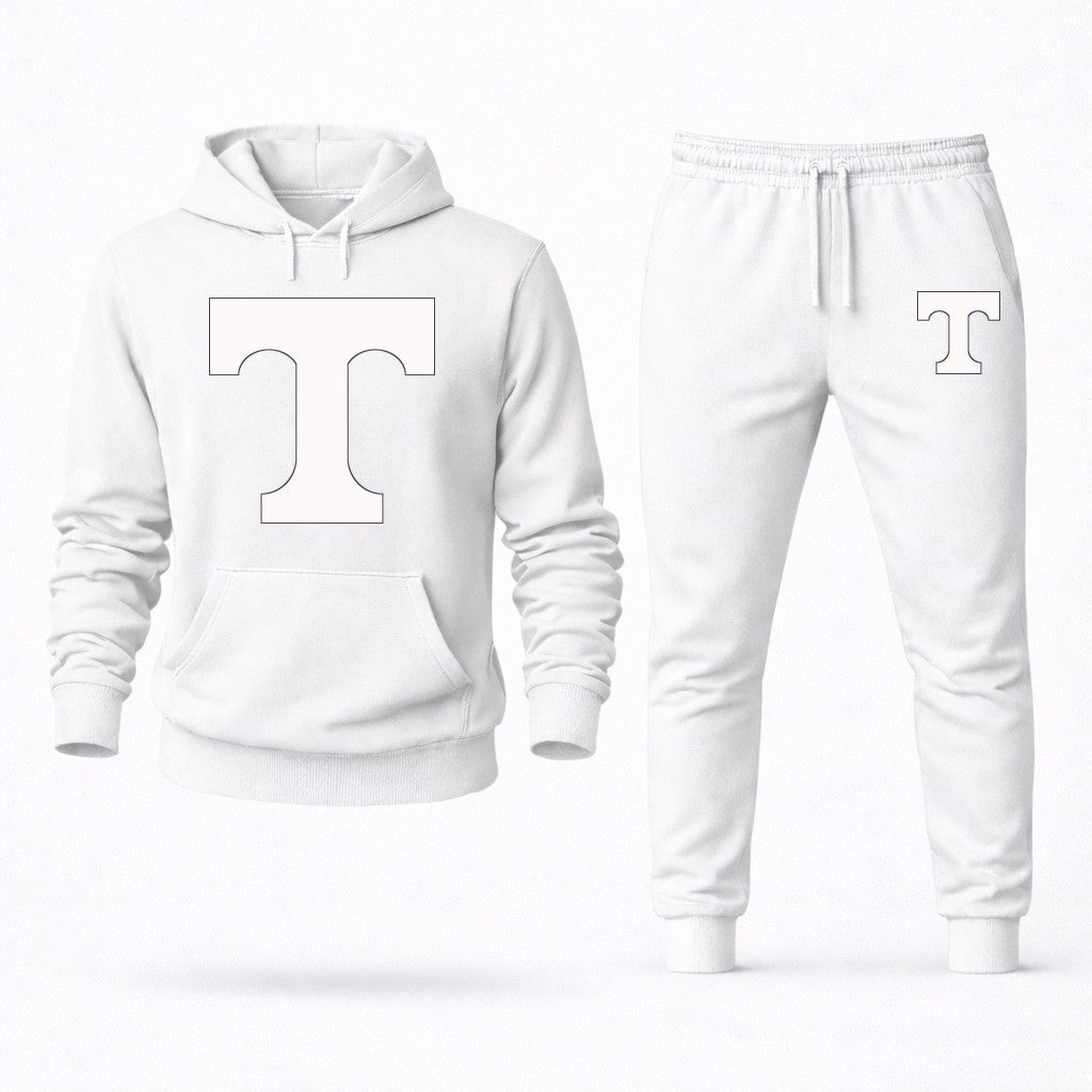 Tennessee Volunteers Design 2 Hoodie and Joggers Set - White