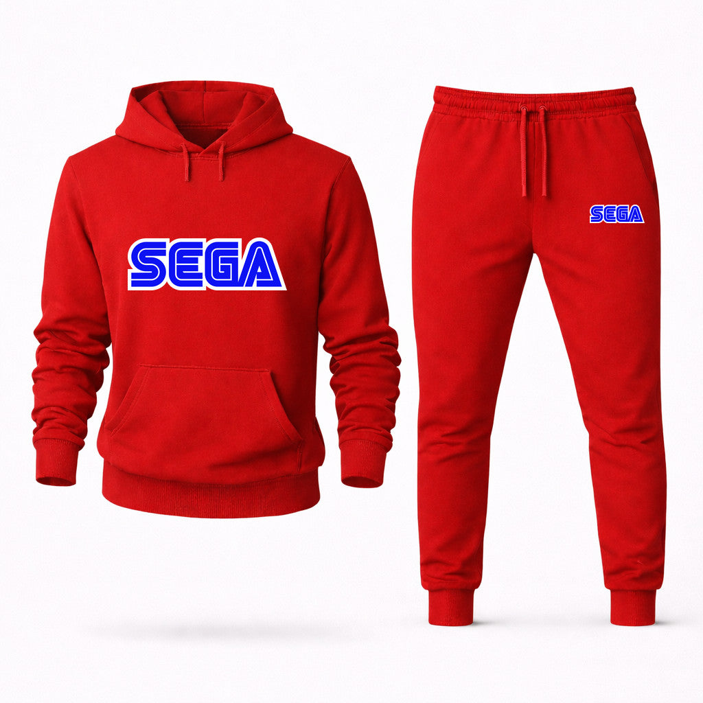 SEGA Hoodie and Joggers Set - Red