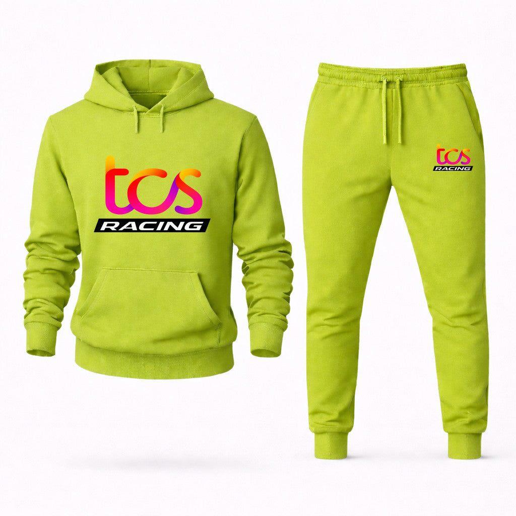 TCS Racing Hoodie and Joggers Set - Lime Green