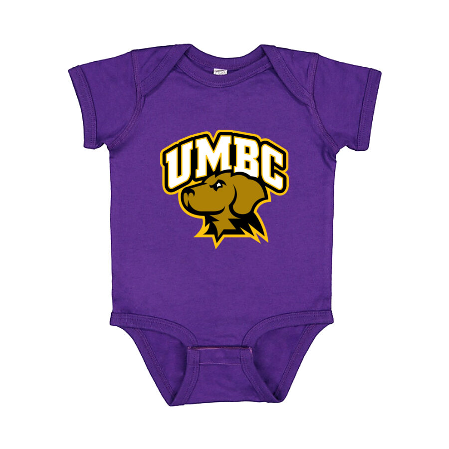 UMBC Retrievers Baby Romper Onesie - Purple