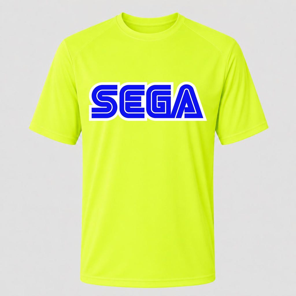 Men's SEGA Performance T-Shirt - Safety Green