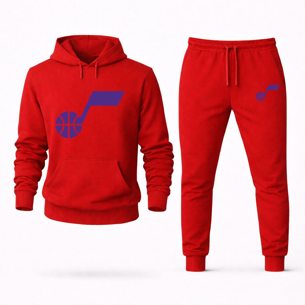 Utah Jazz Hoodie and Joggers Set - Red