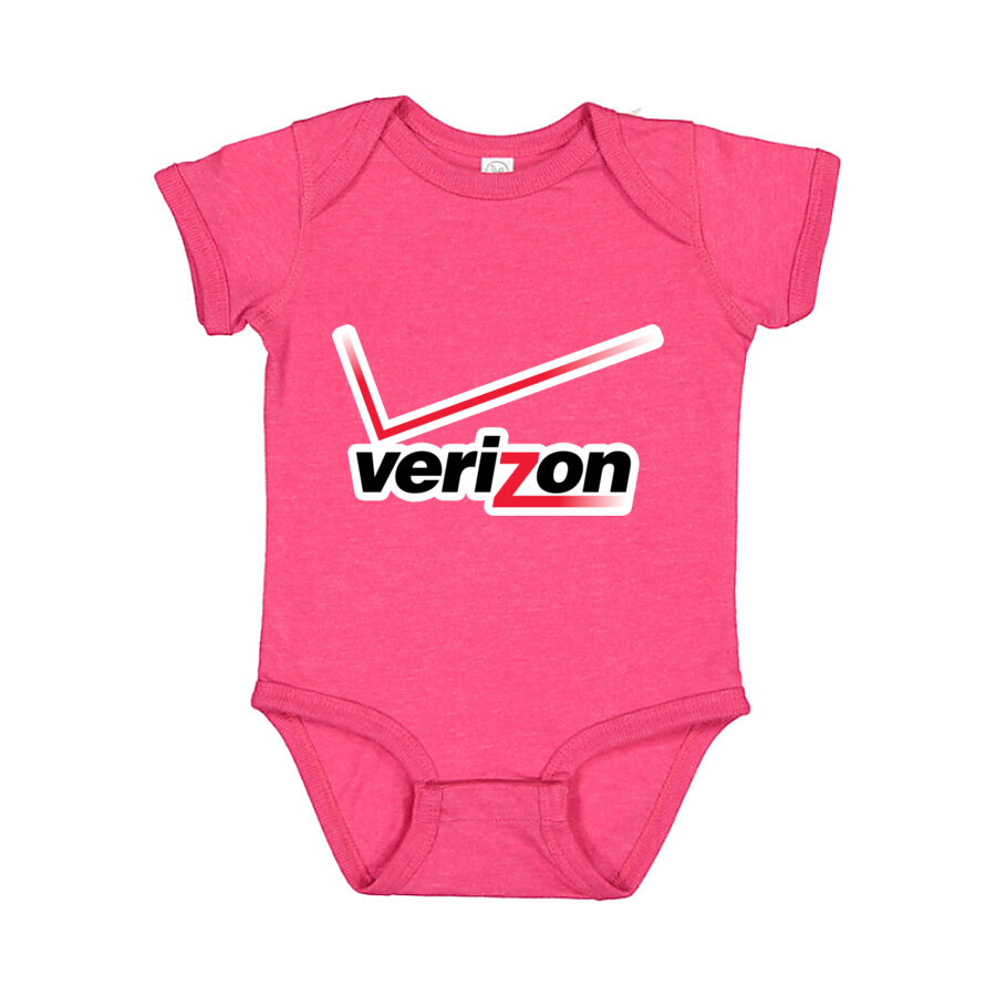 Verizon Wireless Baby Romper Onesie - Pink