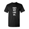 Men's They not like us Cotton T-Shirt - Black