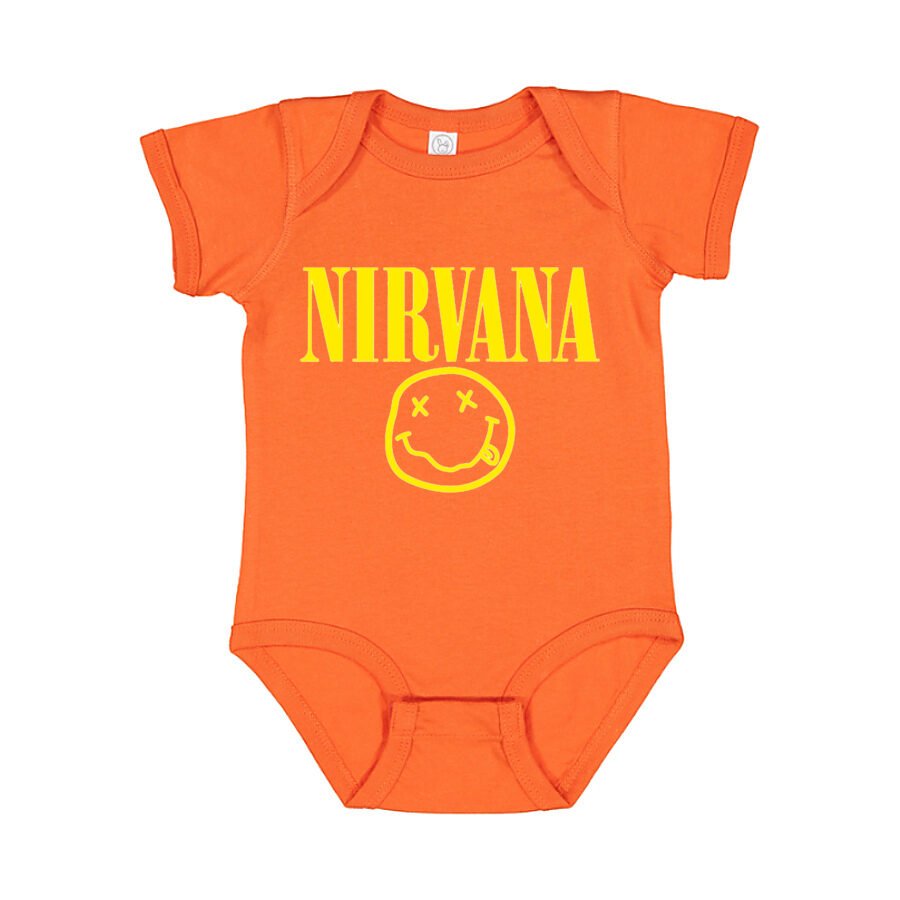 Nirvana Baby Romper Onesie - Orange