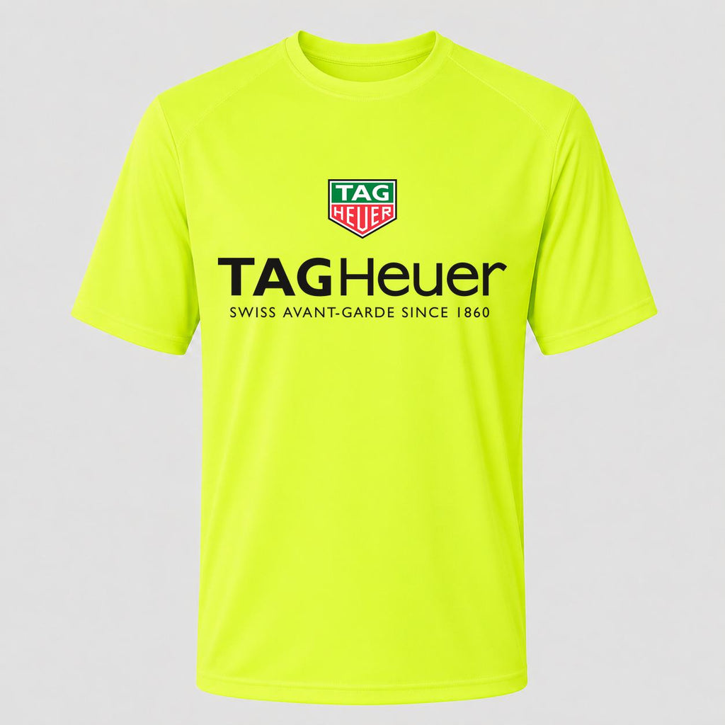Men's TAG Heuer Performance T-Shirt - Safety Green