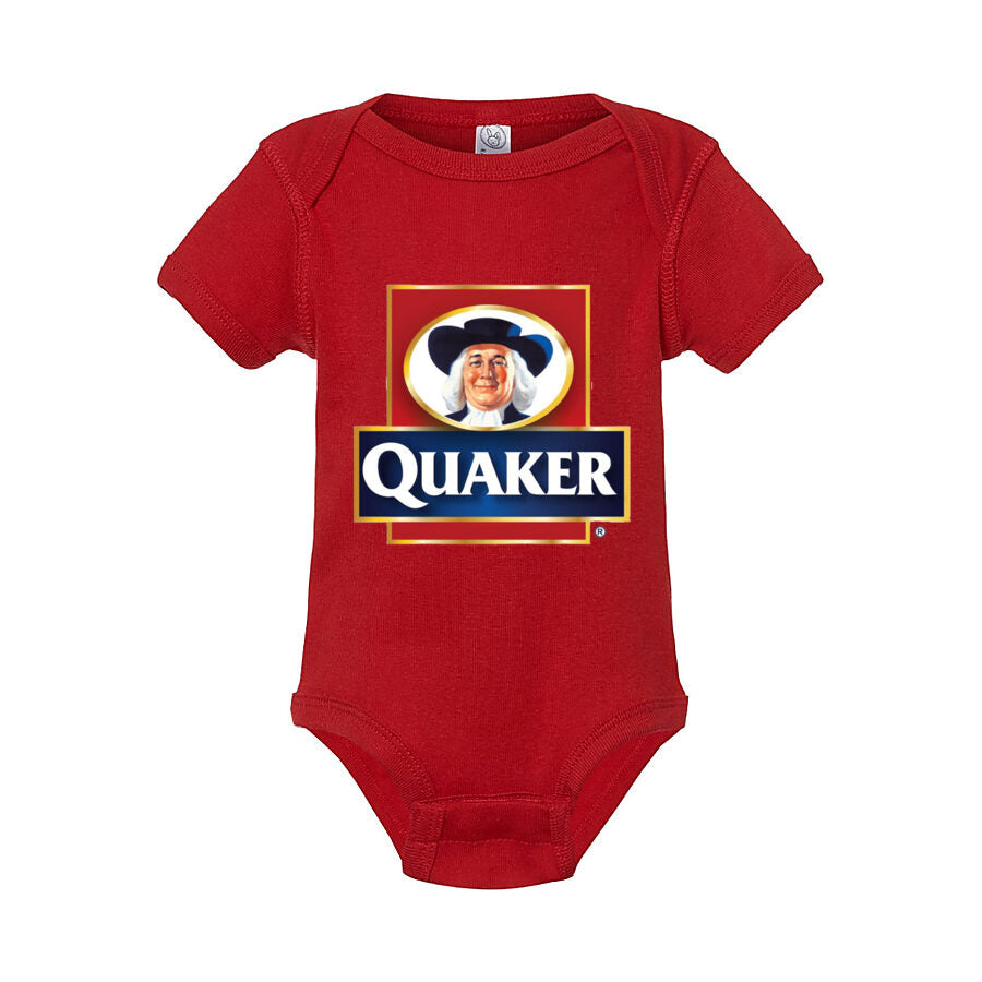 Quaker Baby Romper Onesie - Red