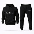 Polo Ralph Lauren White Hoodie and Joggers Set - Black