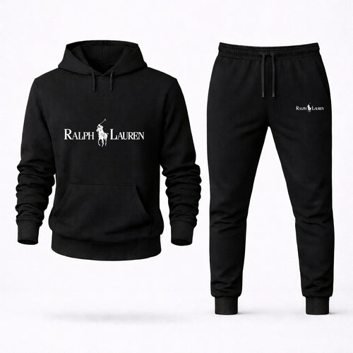 Unisex Polo Ralph Lauren White Hoodie and Joggers Set