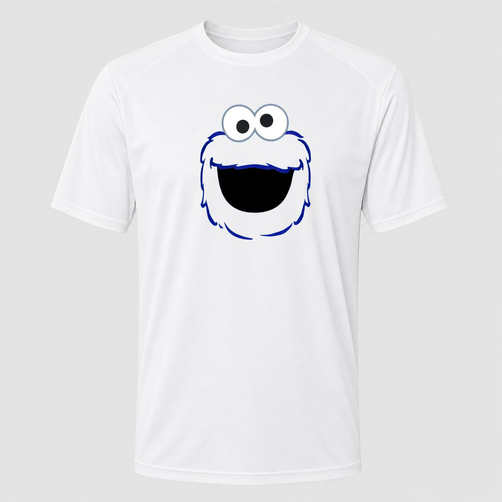 Men's Cookie Monster Performance T-Shirt - White
