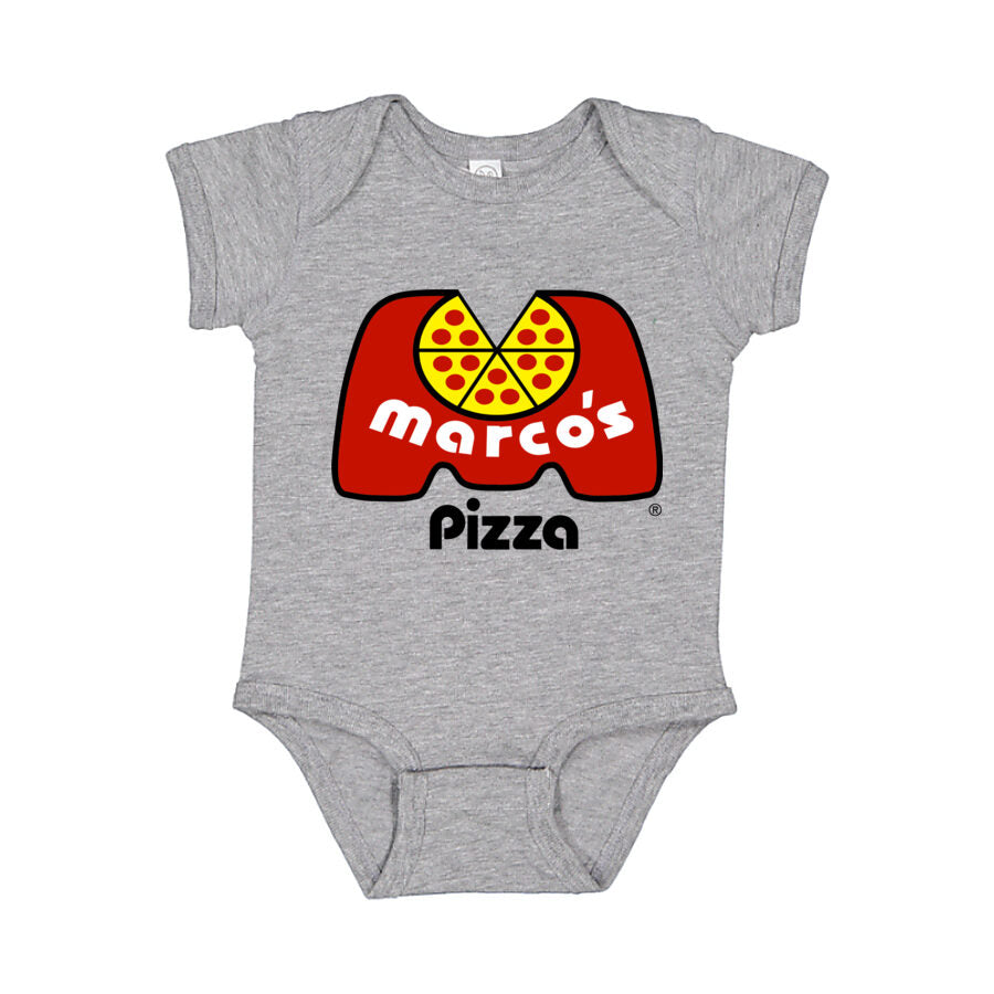Marco's Pizza Baby Romper Onesie - Gray