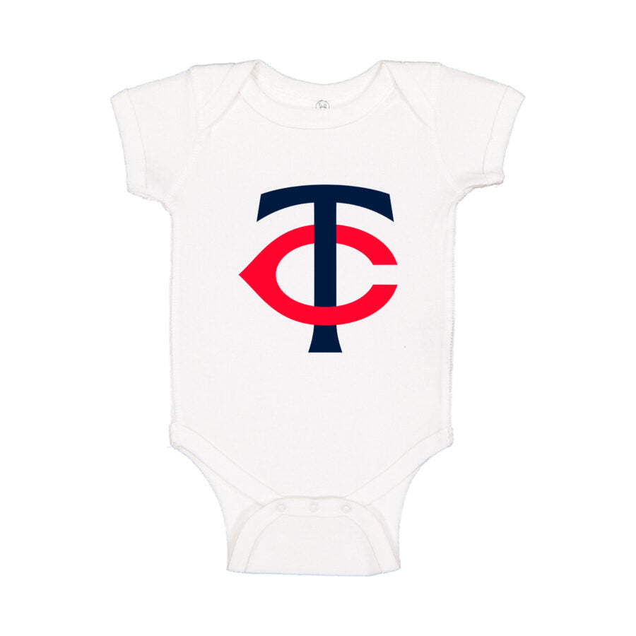 Minnesota Twins Baby Romper Onesie - White