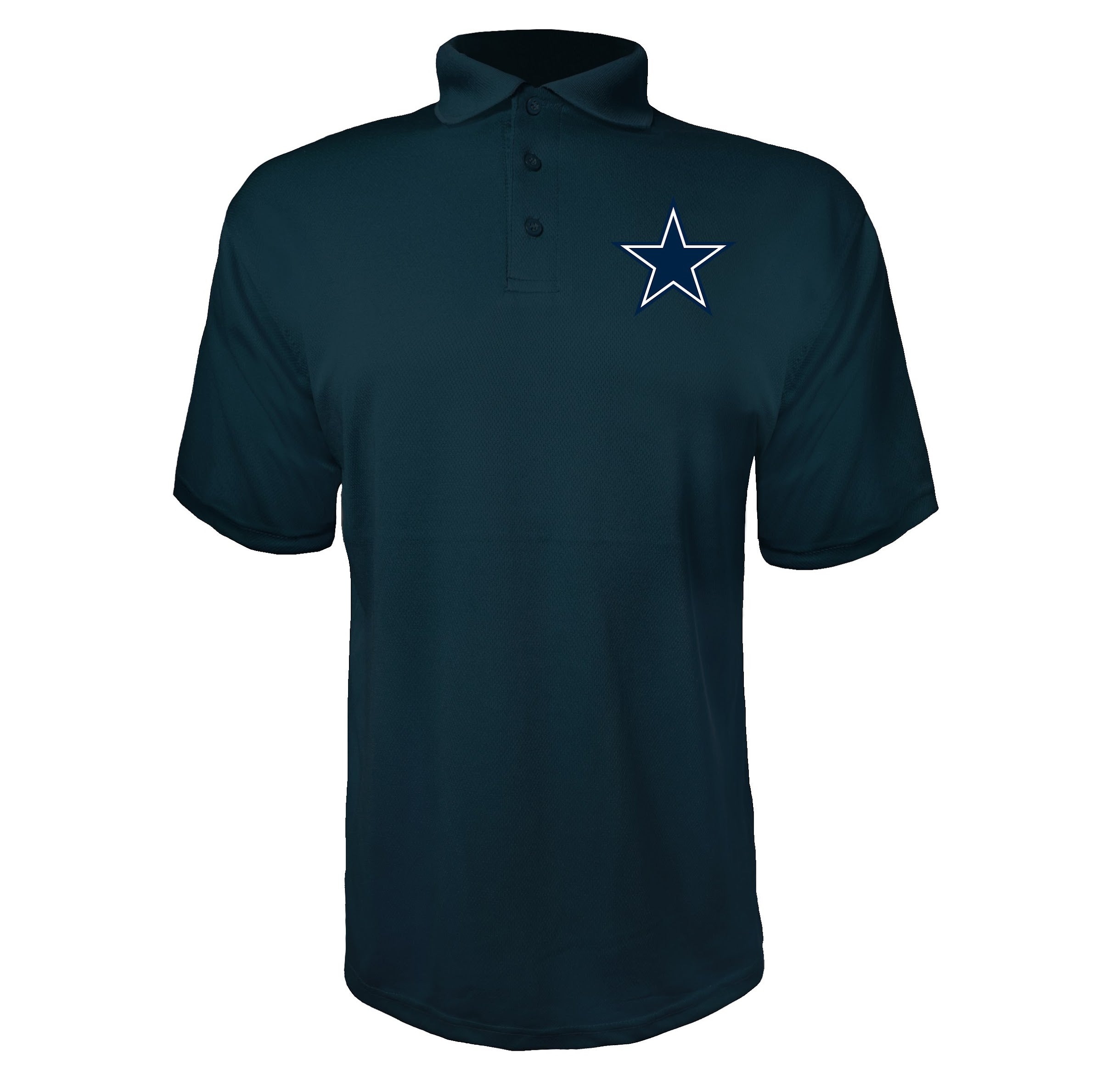 Dallas Cowboys Navy polyester polo