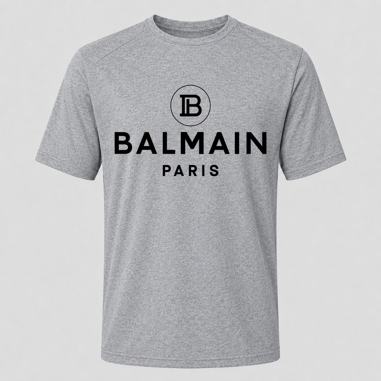 Men's Balmain Paris Performance T-Shirt - Gray