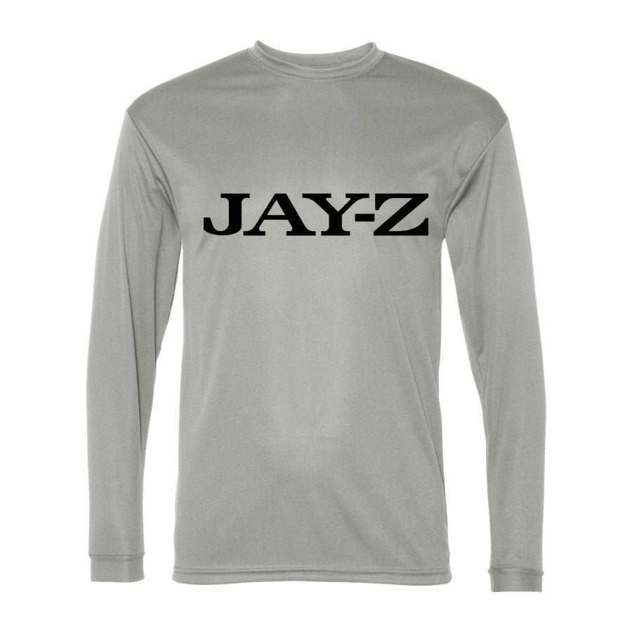 Men's Jay-Z Polyester Long Sleeve T-Shirt - Silver
