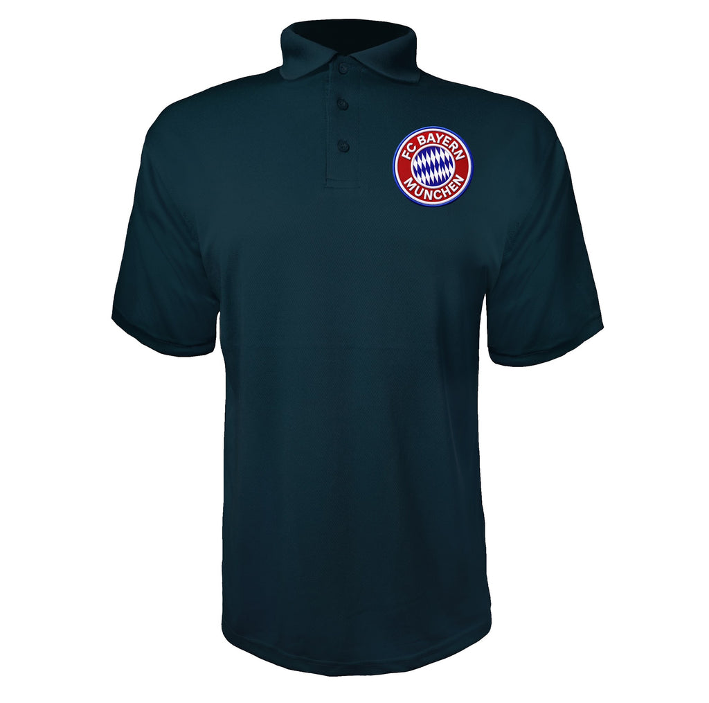 FC Bayern Munich Soccer Navy polyester polo