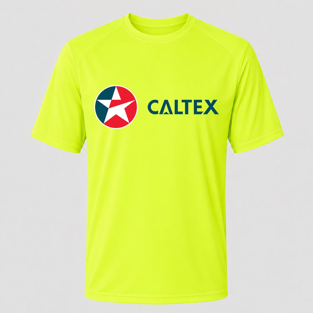 Men's Caltex Performance T-Shirt - Safety Green