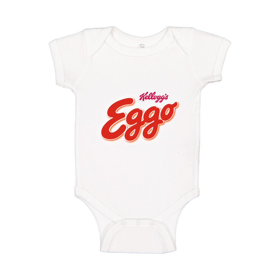 Eggo Baby Romper Onesie - White