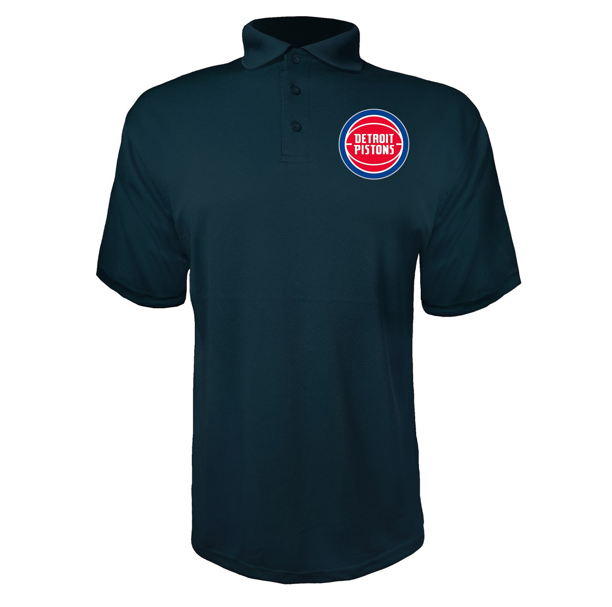 Detroit Pistons Navy polyester polo