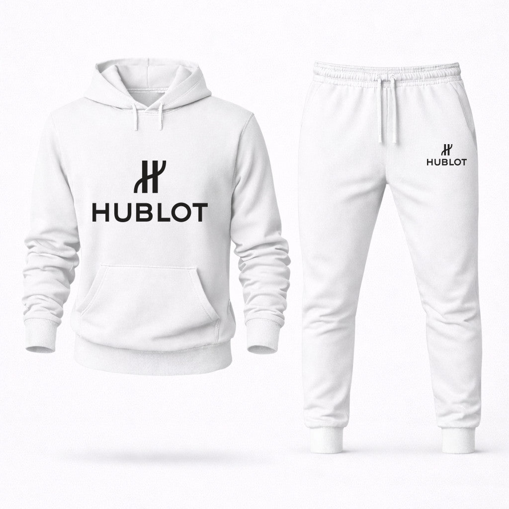 Hublot Hoodie and Joggers Set - White