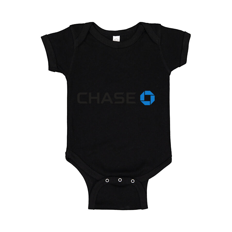 Chase Bank Black Logo Baby Romper Onesie - Black