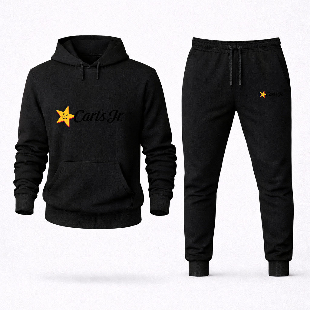 Carl's Jr. Hoodie and Joggers Set - Black