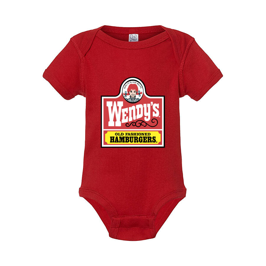 Wendy's Baby Romper Onesie - Red