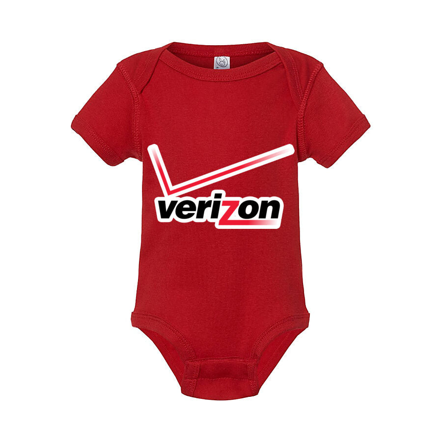 Verizon Wireless Baby Romper Onesie - Red