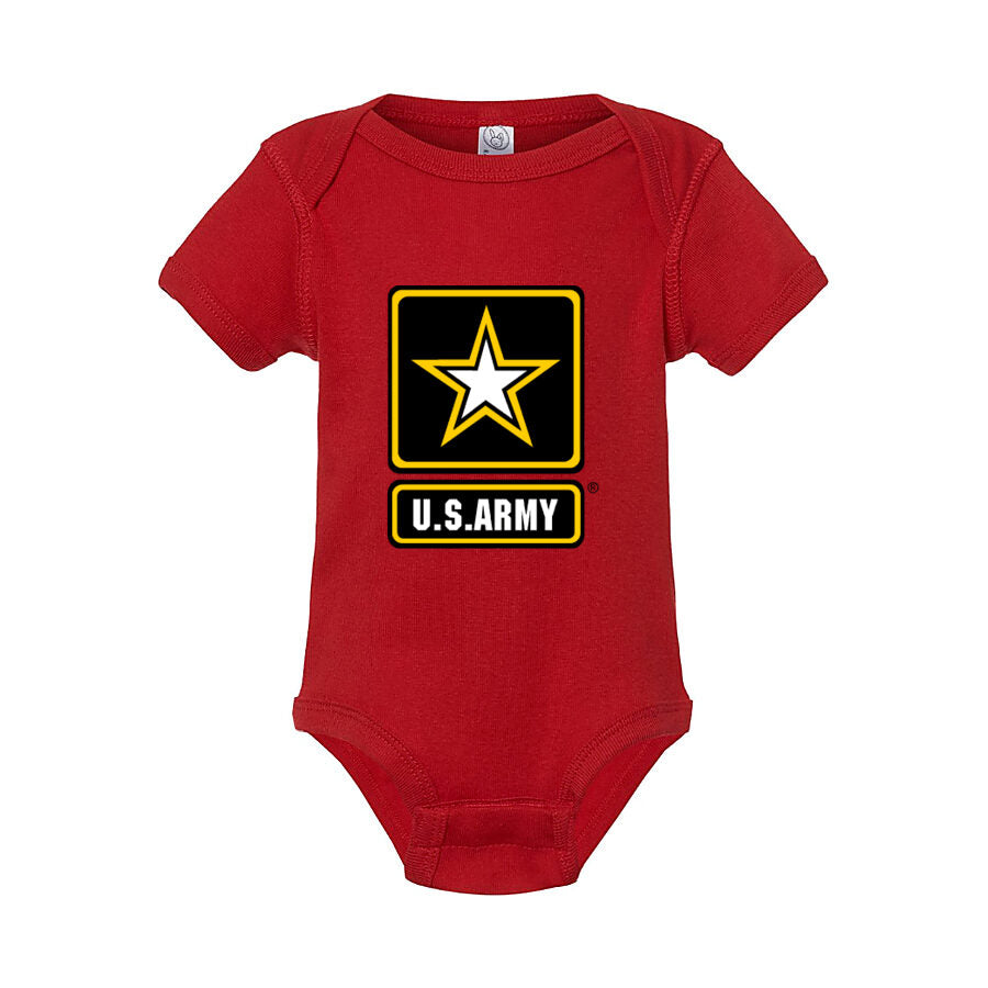U.S. Army Baby Romper Onesie - Red