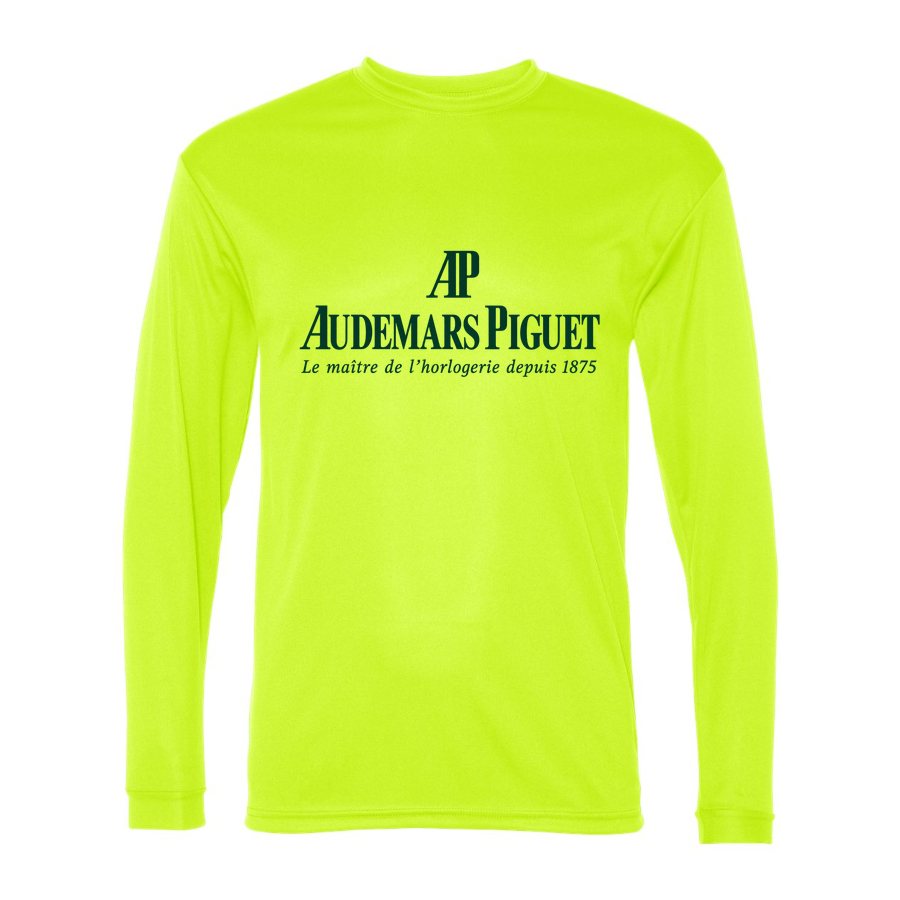 Men's Audemars Piguet Polyester Long Sleeve T-Shirt - Safety Yellow