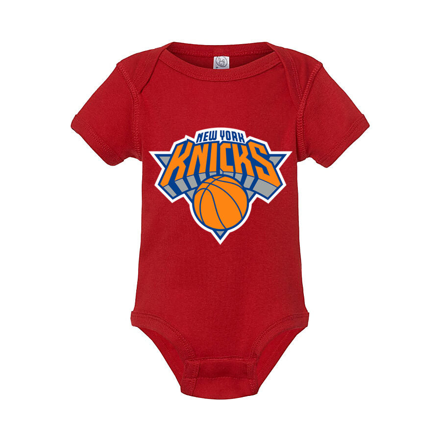 New York Knicks Baby Romper Onesie - Red