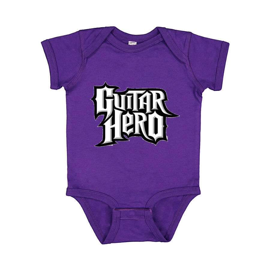 Guitar Hero Baby Romper Onesie - Purple