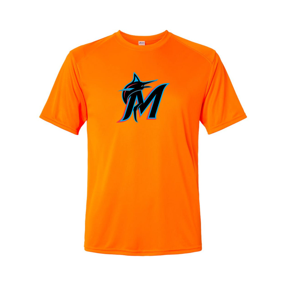 Miami Marlins Polyester T-Shirt - Orange